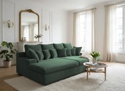 POHOVKA LARGO 286 × 170 cm TILIA 39 TMAVO ZELENÁ