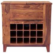 Barová skriňa Kali 90x90x45 indický masív palisander Only stain