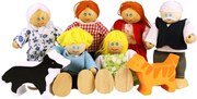 Set rodinky do domečku Figura vícebarevný