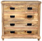 furniture-nabytek.cz - Zásuvková komoda z masívneho dreva mango 90x45x90