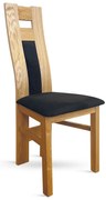 Stima Dubová stolička TOSCA Vyberte odtieň ->: Dub, Vyberte látku ->: BOSS antracite 12