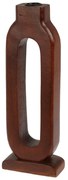 Drevený svietnik Mango, 11,5x30 cm, hnedá
