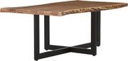 XXXLutz KONFERENČNÝ STOLÍK, čierna, farba akácie, drevo, kov, 115/65/45 cm Landscape - Stolíky do obývačky - 001630017802