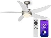 Bolero 2 v 1 Smart, stropný ventilátor, Ø 132 cm, svetlo 55 W, diaľkové ovládanie, ovládanie cez aplikáciu, 2 smery chodu