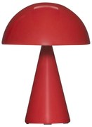 Červená LED stmievateľná stolová lampa (výška 20 cm) Mush – Hübsch