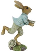 Dekorácie bežiaci králik - 11 * 6 * 15 cm