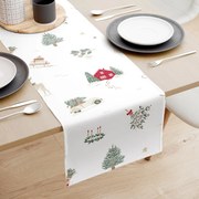 Goldea vianočný behúň na stôl z pevnej bavlny - tradičné vianoce 35x140 cm