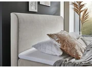 Béžová boxspring posteľ s úložným priestorom 160x200 cm Memphis - Meise Möbel