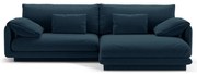 Tmavomodrá rohová pohovka (pravý roh) Torino – Micadoni Home