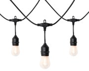 Vonkajšie svetelné reťaze 10 m vrátane LED 10 svetiel Solárne - Russell