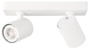 Italux SPL-2071-2-MB-WH - Bodové svietidlo LUMSI 2xGU10/35W/230V biela IT0566