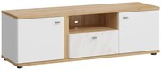 TV stolík Avila 2D1S AILF01 biela/dub artisan