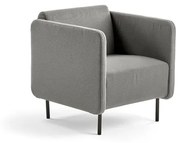 Kreslo CLEAR, látka, šedohnedá