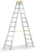 Hliníkové štafle ALVE FORTE, 2x10 priečok, výška 2,83 m