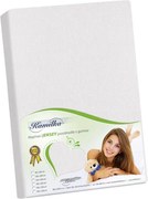 Bellatex Jersey prestieradlo Kamilka biela, 120 x 200 cm