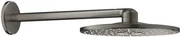 Hlavová sprcha GROHE Rainshower SmartActive vrátane sprchového ramena kartáčovaný hard graphite 26475AL0