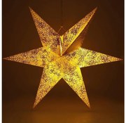 Retlux - LED Vianočná dekorácia LED/3xAA hviezda zlatá