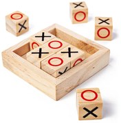 Bigjigs Toys Drevené piškvorky kocky