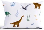 Bavlnená obliečka na vankúš Renforcé 50 × 70 cm - Dinosaury