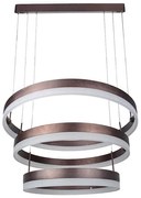 LED Stmievateľný luster na lanku LED/86W/230V 3000K hnedá