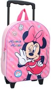 Detský cestovný 3D kufor na kolieskach / trolley Minnie Mouse / Disney - 9,2L