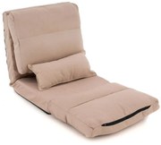 Garthen 70278 Nastaviteľné spacie kreslo, farba béžová