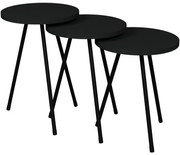 Súprava stolíkov Fd–3pcts-007 antracit