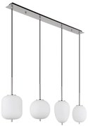 Globo 15345-4NO - Luster na lanku BLACKY I 4xE14/40W/230V