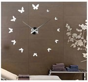 Nalepovacie hodiny motýľ s jemným dizajnom I SENTOP 12P001-VZOSTUPNE MOTYLE