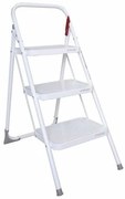 Rolser Skladacie schodíky M11 UNE, 3 stupne, biela