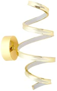 Toolight Toolight, LED nástenné svietidlo, 4000K, 18W, APP827-W, zlatá lesklá, OSW-09179
