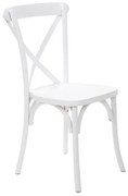 Jedálenská stolička DREV biela 875736