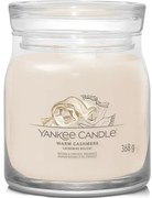 Yankee Candle vonná sviečka Signature v skle stredná Warm Cashmere, 368 g, M
