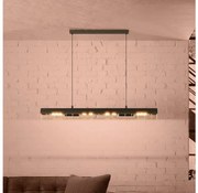 Eglo 390059 - Luster na lanku ALFONSINE 4xE27/40W/230V čierna/zlatá