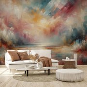 Fototapeta - Abstraktný západ slnka (147x102 cm)