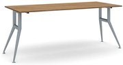 Rokovací kancelársky stôl WIDE, 180x80 cm, orech