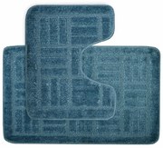 Kúpeľňové predložky set 2 kusov Castor petrolejové EMI