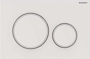 Geberit 115.882.01.1 - Splachovacie tlačidlo Sigma20 24,6x16,4 cm biela