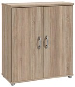 Komoda, 2 dverová, dub sonoma, LILLY 10