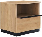 Nočny stolík Orlando 2 zlatý craft