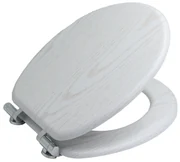 Erga Erga, toaletné WC sedátko z MDF s pomalým zatváraním, biela, ERG-08222