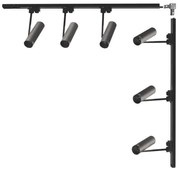 Zuma Line 3569 - Bodové svietidlo do lištového systému LISA 6xGU10/35W/230V čierne