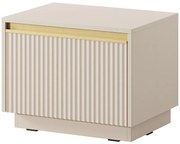 Nočný stolík Royal S54 Pieskovo béžová