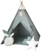 Detský stan Tipi Boho zelený