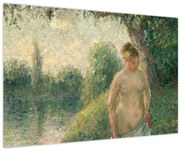 Obraz - Camille Pissarro, The Bather, reprodukcia (90x60 cm)