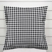 Biante Bavlnená obliečka na vankúš s lemom Sandra SA-060 Čierno-biele kocky 30 x 50 cm