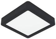 Eglo 900586 - LED Stmievateľné stropné svietidlo FUEVA LED/11W/230V čierna EG900586
