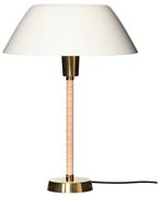 Stolná lampa Senator, biela