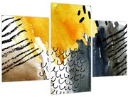 Obraz - Abstraktný akvarel (90x60 cm)