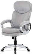 Autronic BONTEC Kancelárske kreslo, hojdací mechanizmus, šedá látka, KA-G198 GREY2 Farba: Strieborná